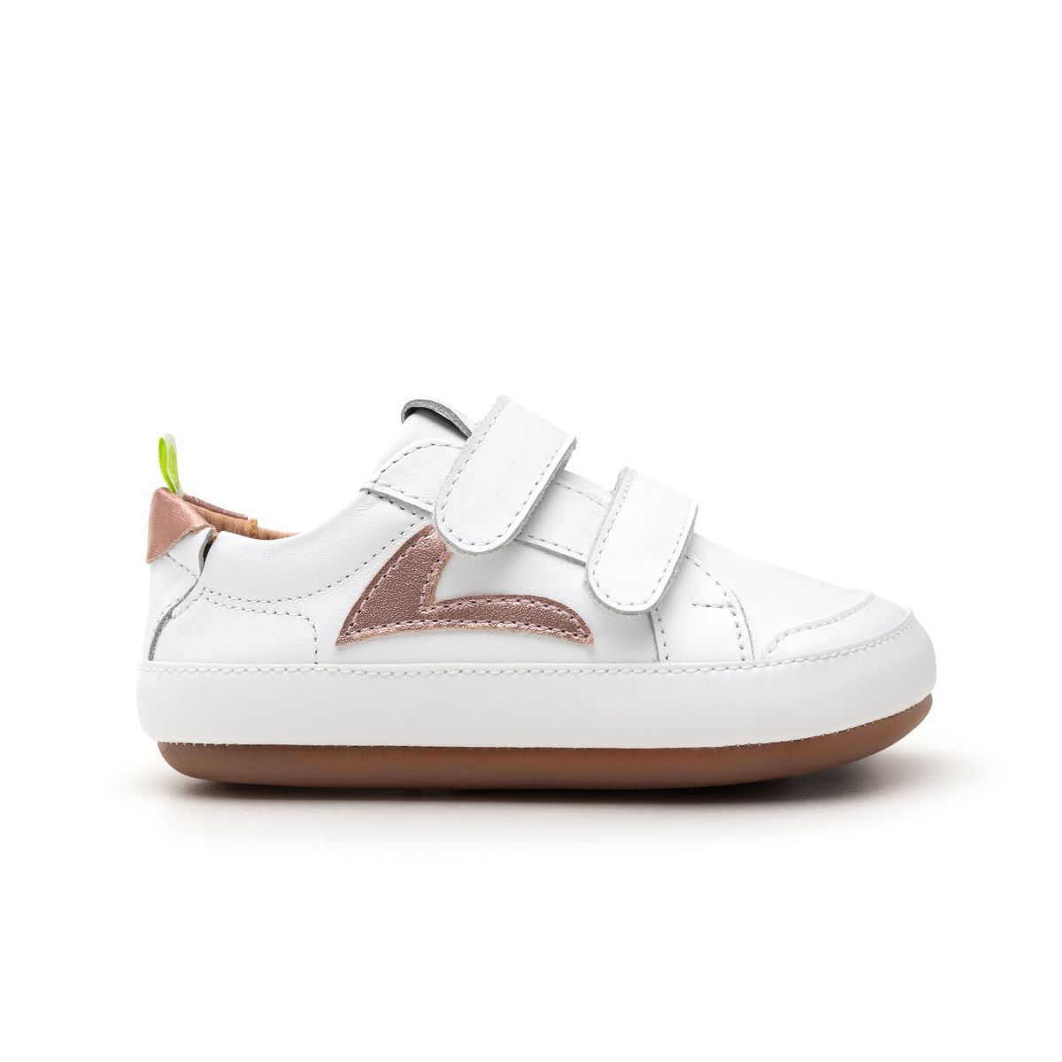 Tip Toey Joey Hopper White/ Rose Gold