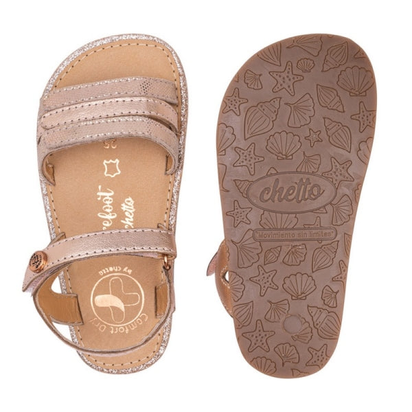 Chetto Sandálias Rose Gold