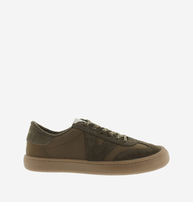 Victoria Olmo Nylon&Camurça Kaki