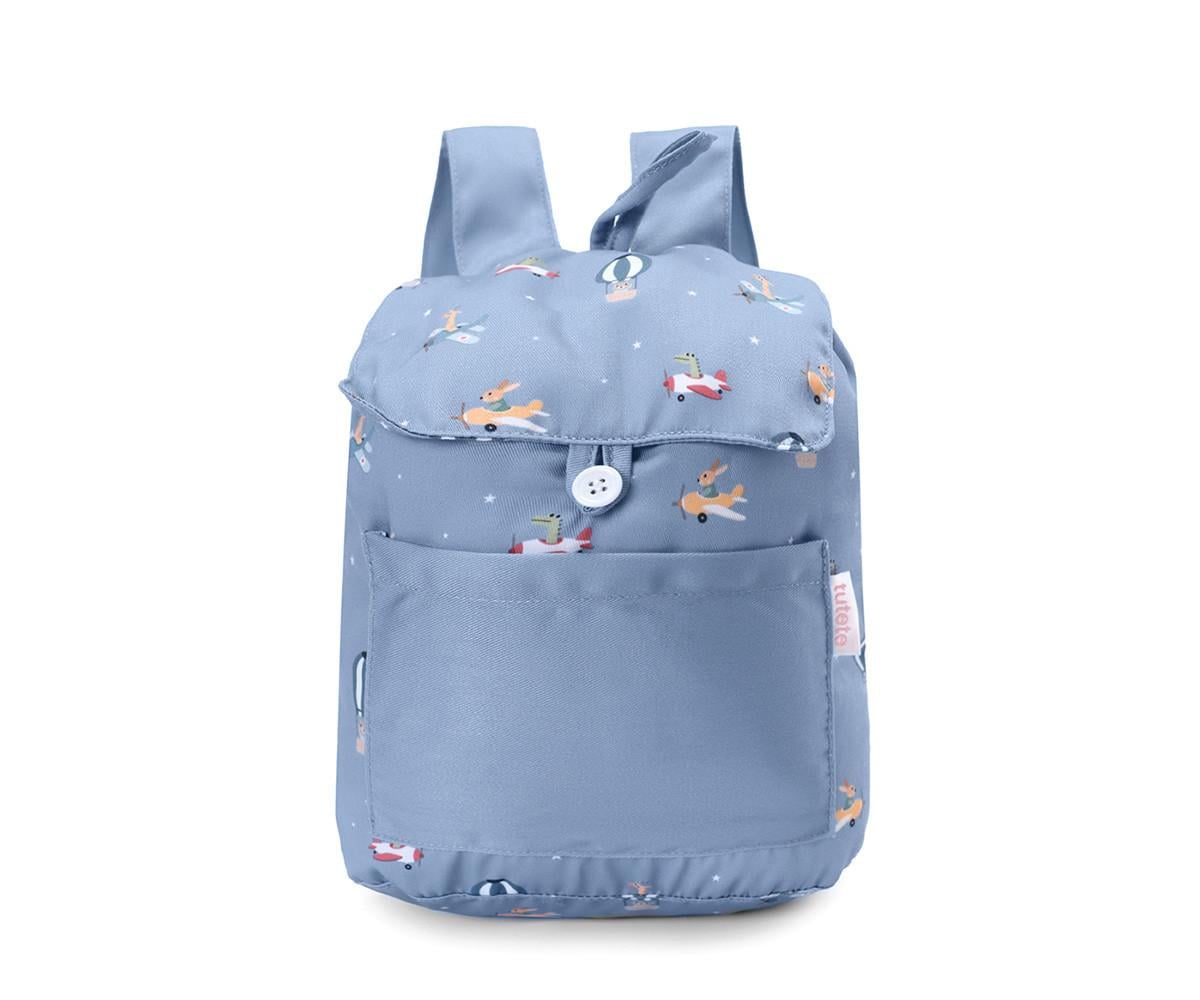 Mochila de tecido pequena personalizável Planes