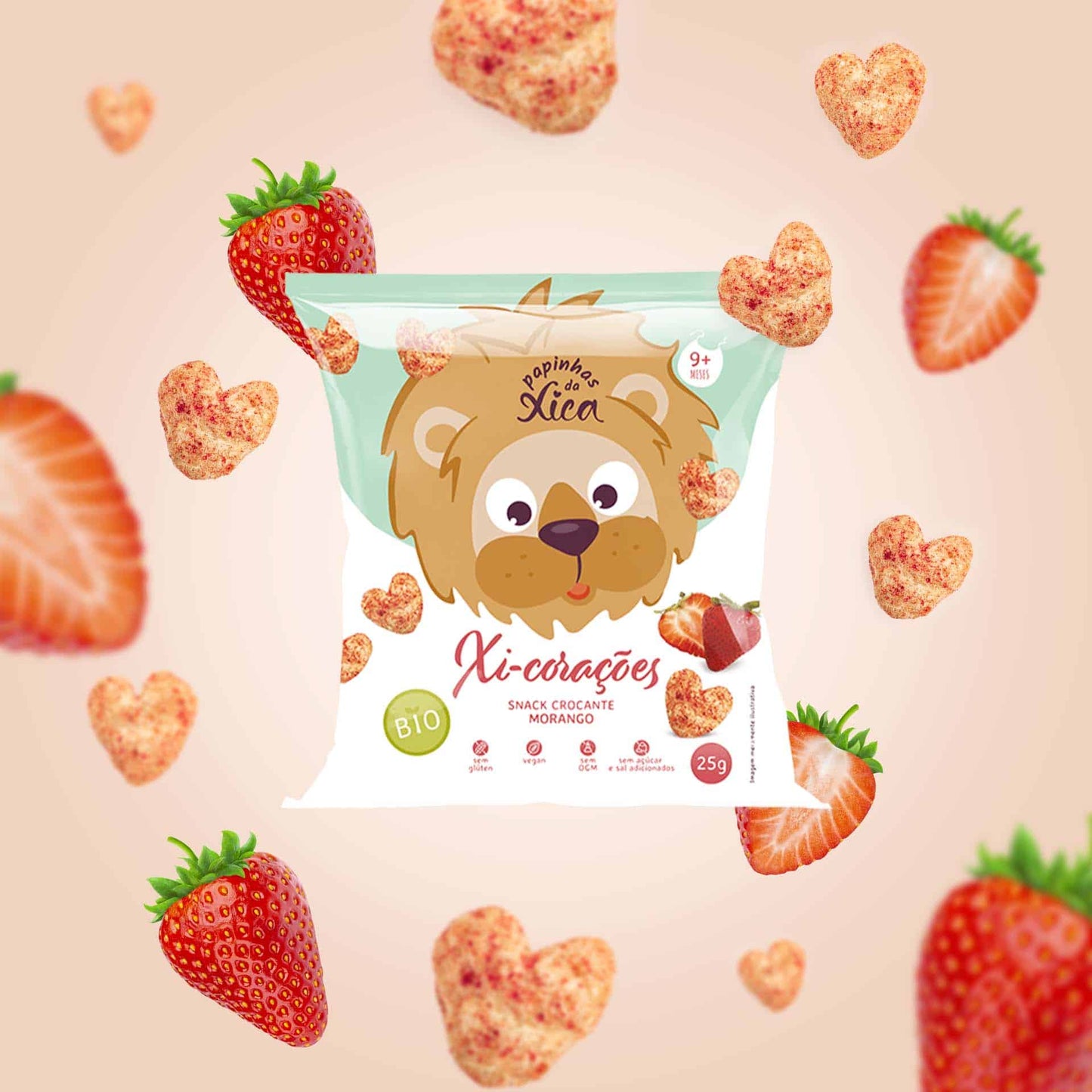 Papinhas da Xica Snacks Xi-Corações