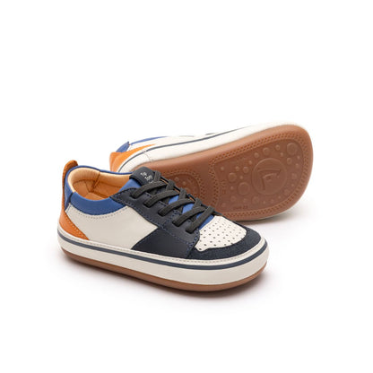 Tip Toey Joey Ollie Navy Tangerine