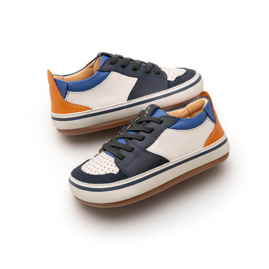 Tip Toey Joey Ollie Navy Tangerine
