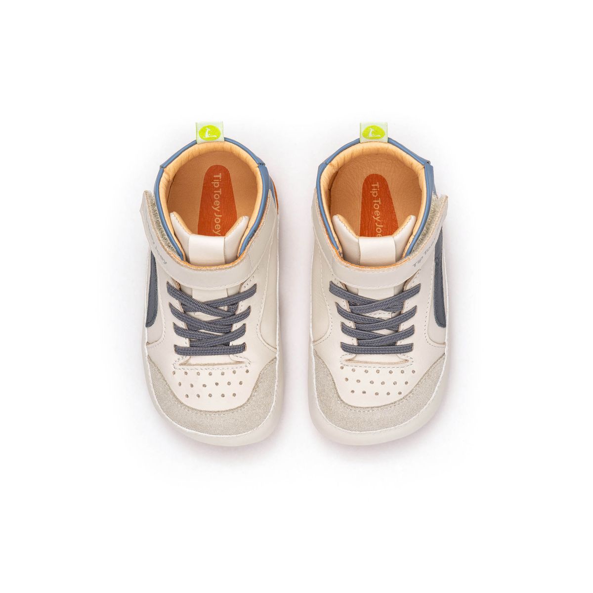 Tip Toey Joey Botas Landy High Top Blue Tangerine