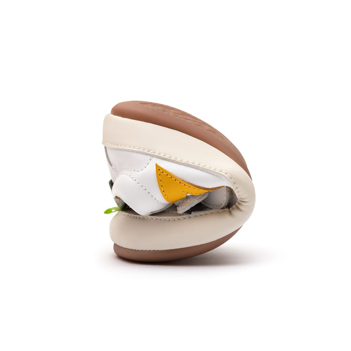 Tip Toey Joey Hopper White/ Caja/ Salsa