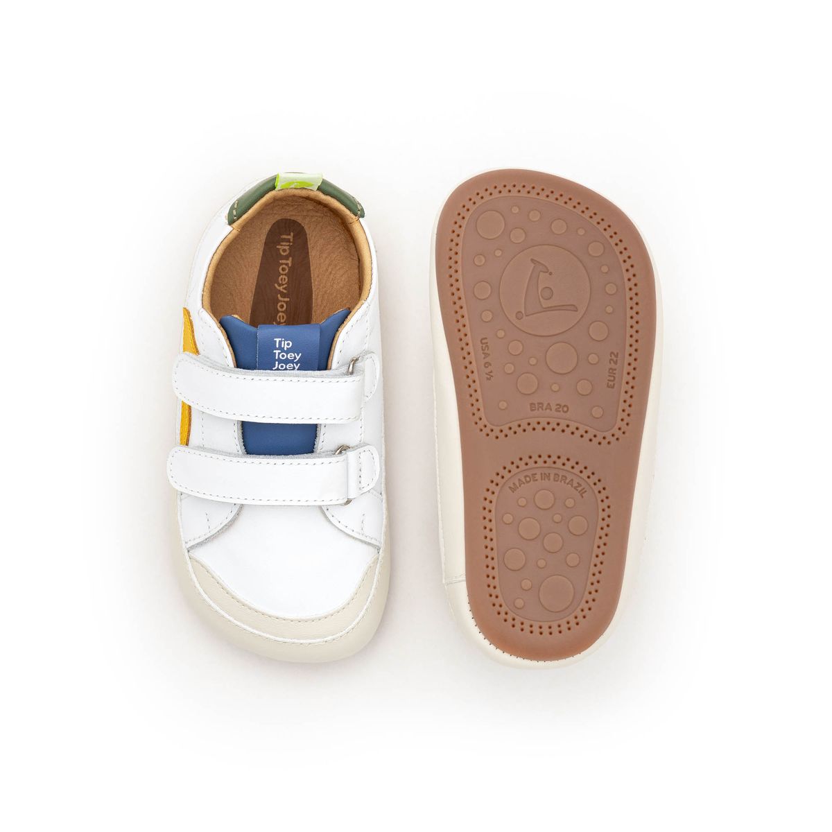 Tip Toey Joey Hopper White/ Caja/ Salsa