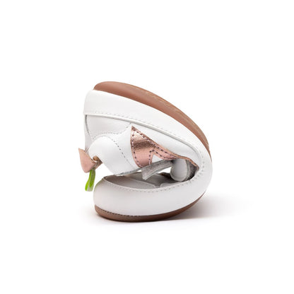 Tip Toey Joey Hopper White/ Rose Gold