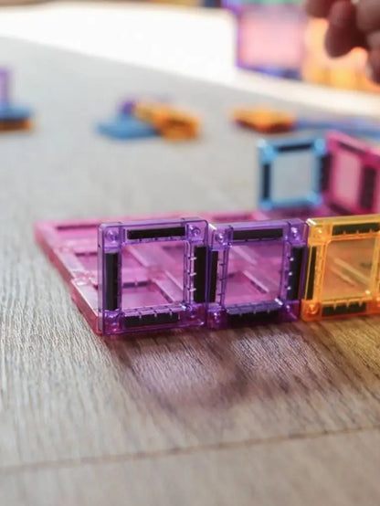 Magnetic Tiles - 100 Peças - Travel Kit