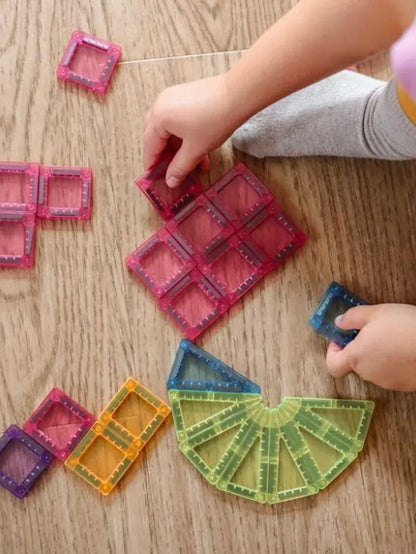 Magnetic Tiles - 100 Peças - Travel Kit