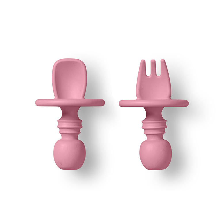 Set de Colher e Garfo de Aprendizagem Anti-Engasgo