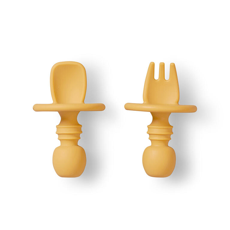 Set de Colher e Garfo de Aprendizagem Anti-Engasgo