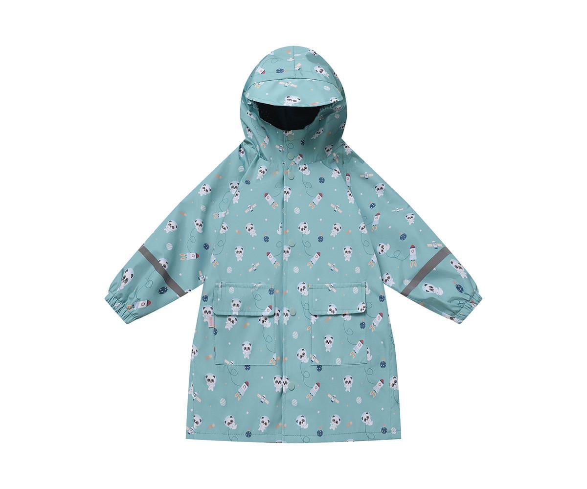 Capa de chuva infantil Pandas in Space 3 Years