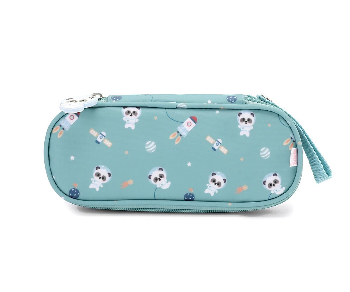 Bolsa Pequeno Almoço Térmica Personalizável Pandas in Space