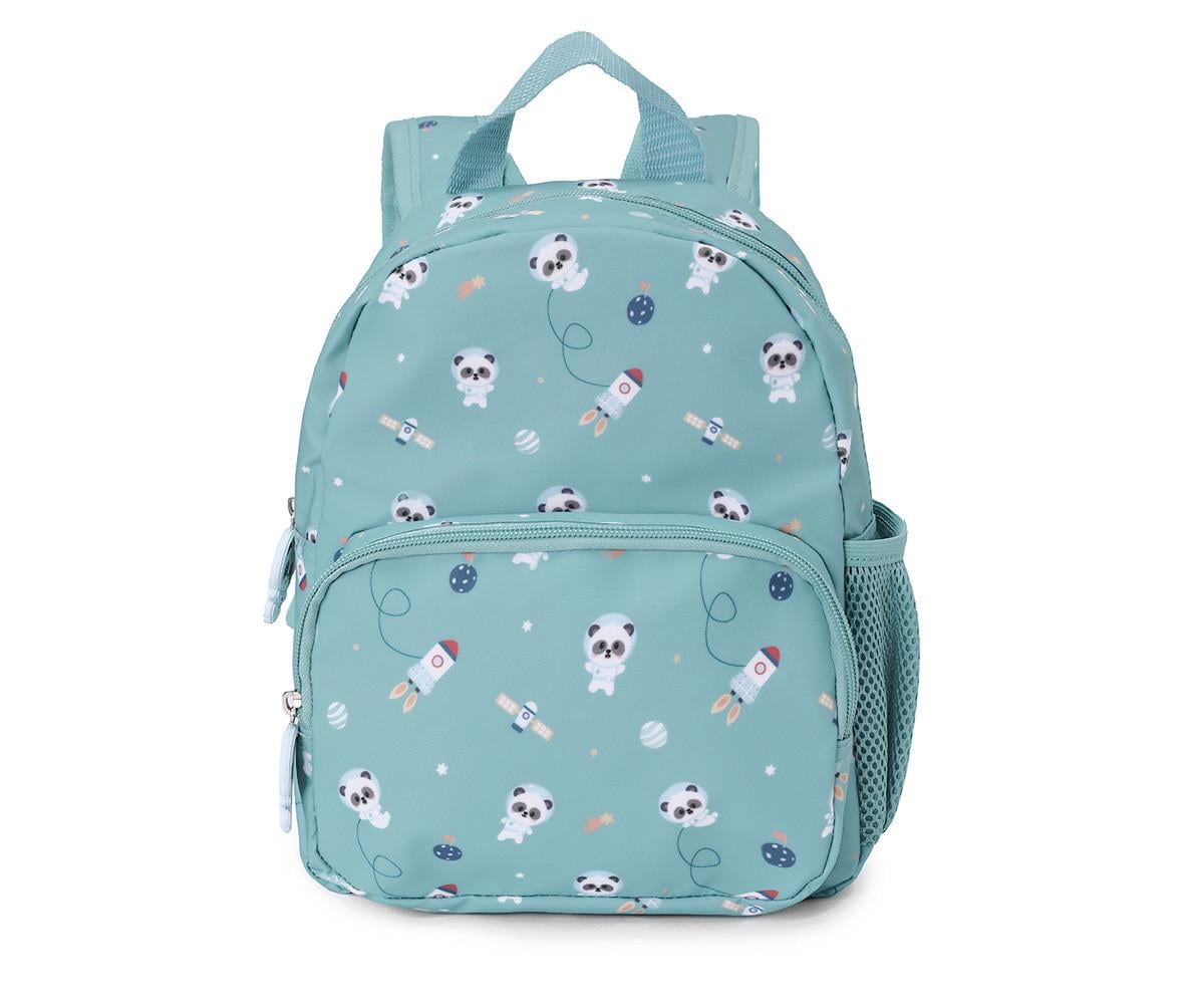 Mochila Infantil Personalizável Pandas in Space