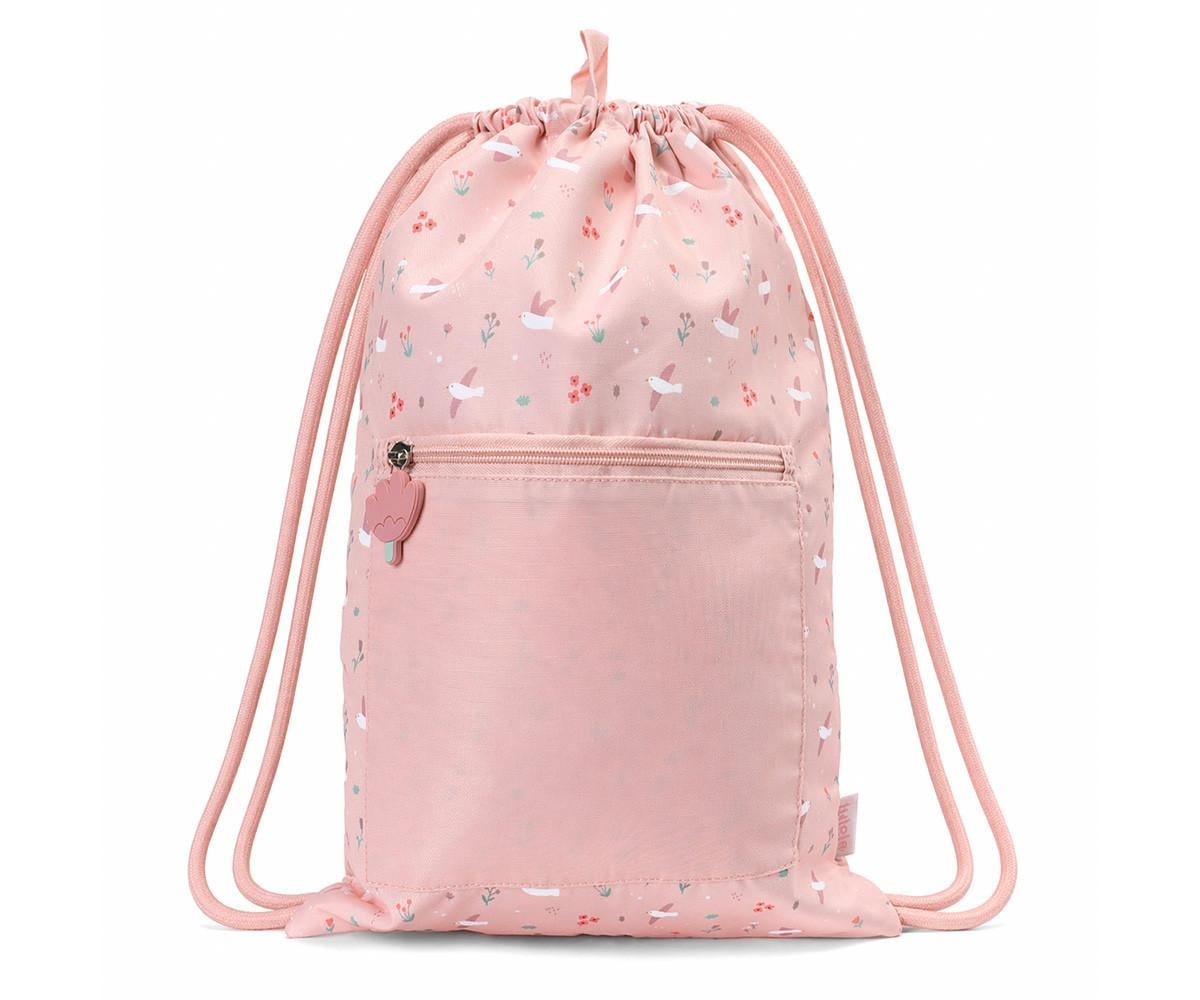 Mochila Saco Impermeável Personalizável Blossom Birds