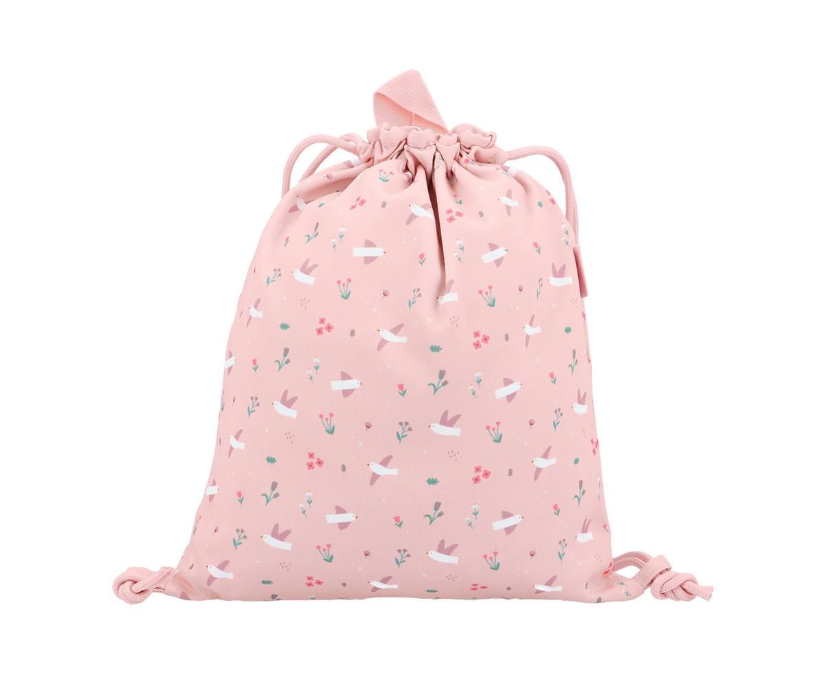 Mochila de tecido Saco Personalizável  Blossom Birds
