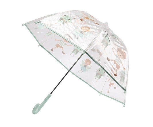 O guarda-chuva transparente The Wooden Boy