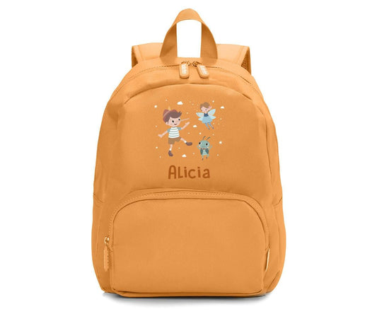 Mochila Solid Color Mustard Personalizada The Wooden Boy