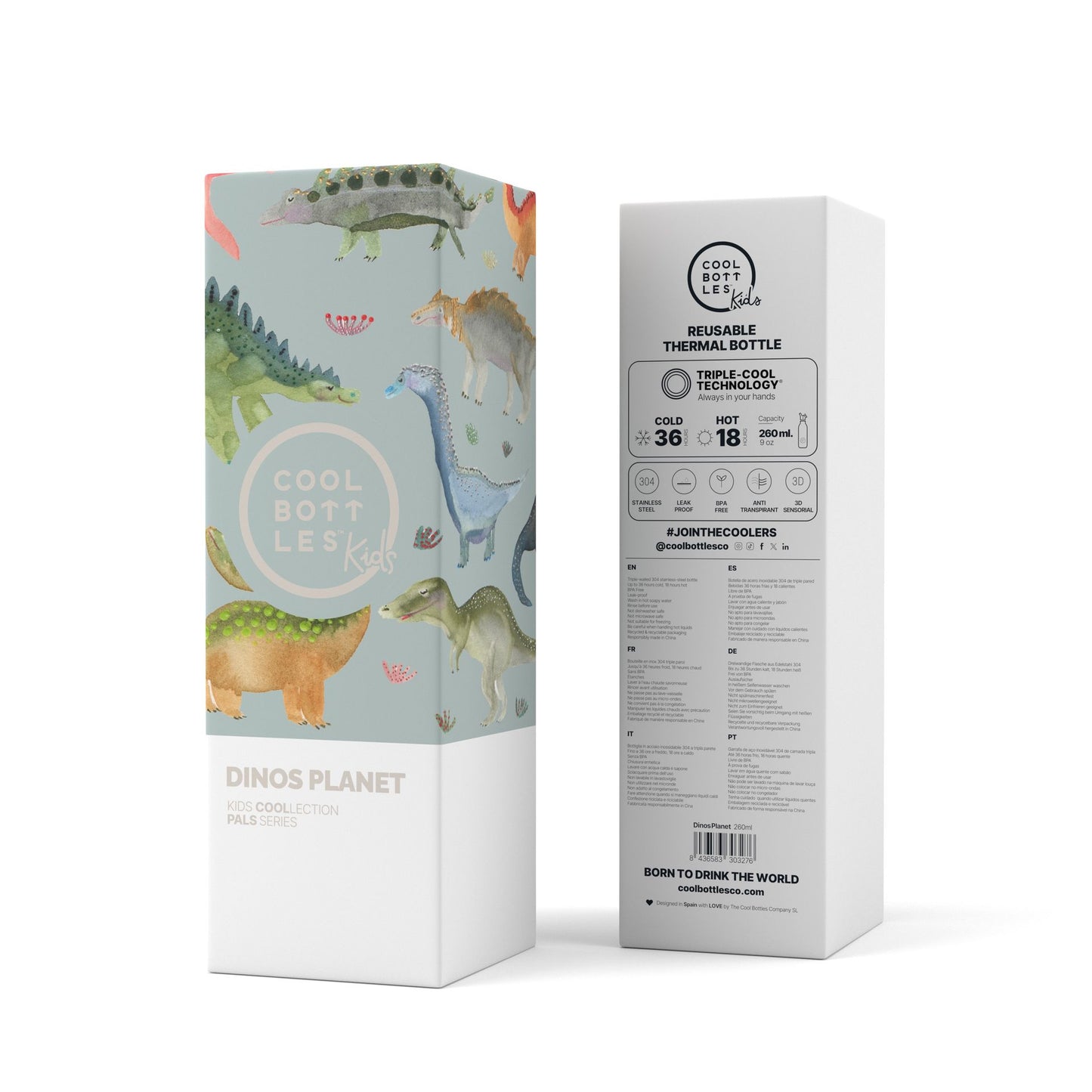Garrafa de Inox CoolBottles 260ml