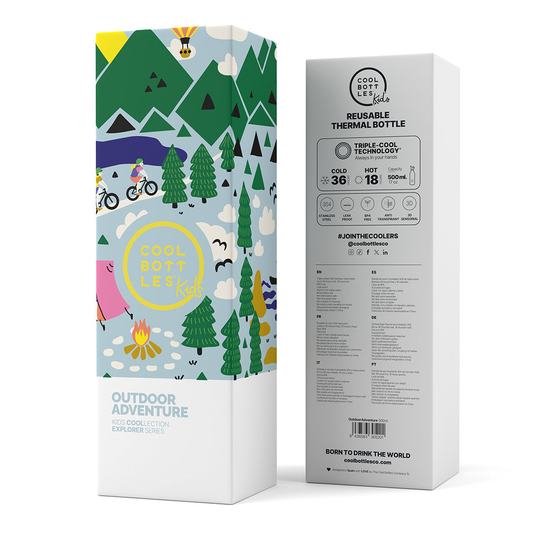 Garrafa de Inox CoolBottles 500ml
