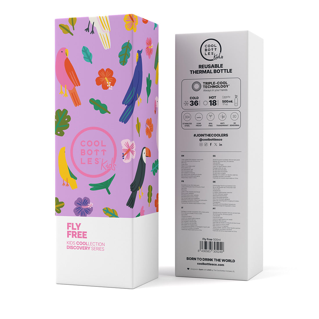 Garrafa de Inox CoolBottles 500ml
