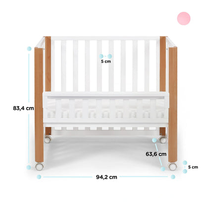 Kinderkraft KOYA — Berço Evolutivo 4 em 1 *Por encomenda*