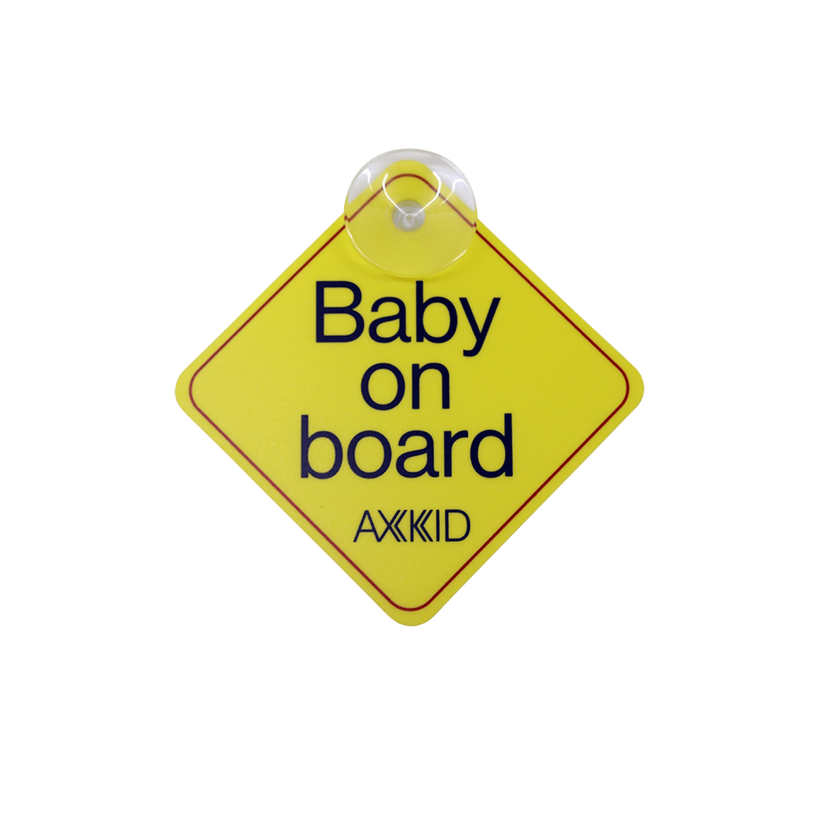 Sinal Axkid de bebé a bordo com ventosa