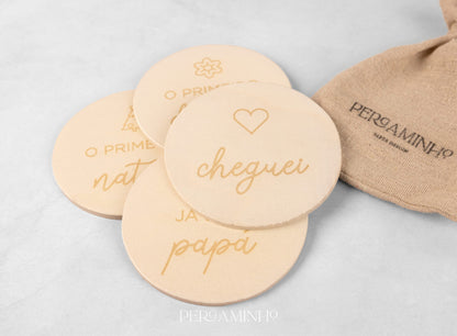 Milestones em Madeira Natural: Momentos