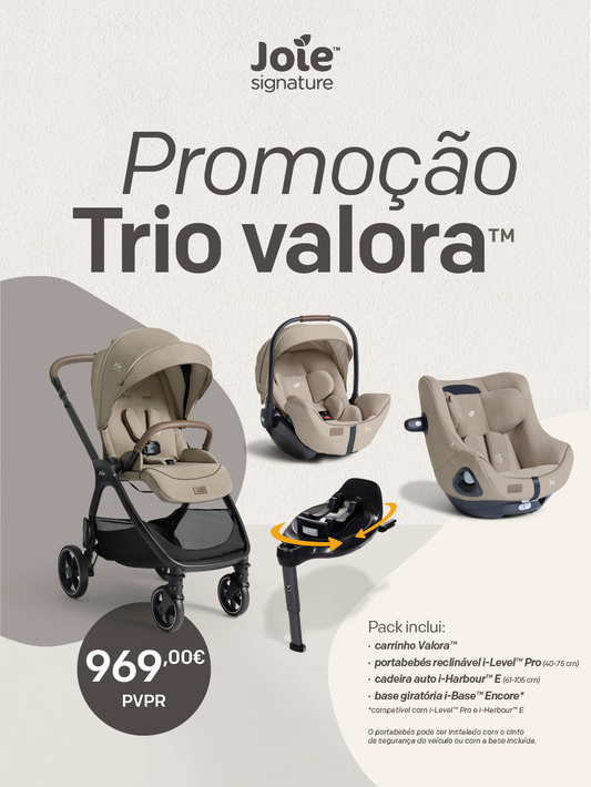 Joie Valora + i‑Level Pro + base Encore + i‑Harbour E