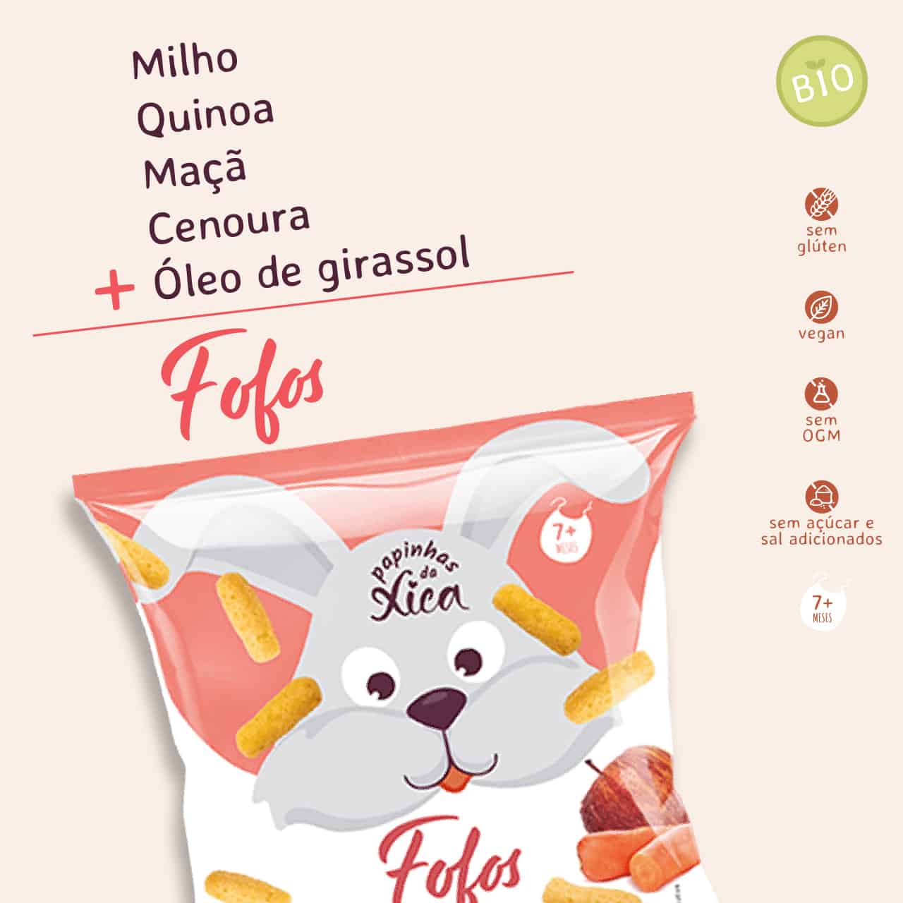 Papinhas da Xica Snacks Fofos
