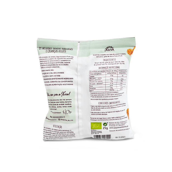 Papinhas da Xica Snacks Xi-Corações
